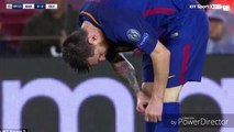 Lionel Messi eats a ‘glucose tablet’ hidden in his sock during Barcelona win over Olympiakos After