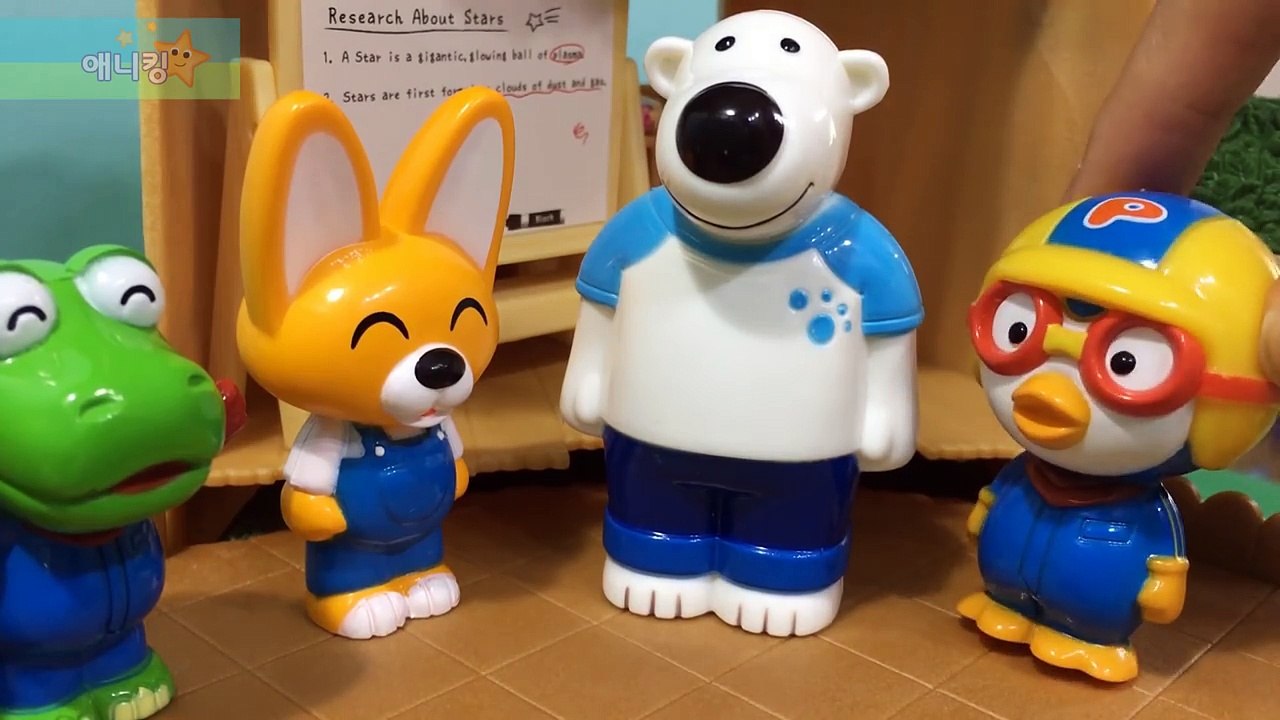귀신연극회에 나타난 진짜 강시?! 강시아빠의 분노_뽀로로 장난감 애니메이션 상황극 인형놀이 pororo toy animation ポロロ 애니킹