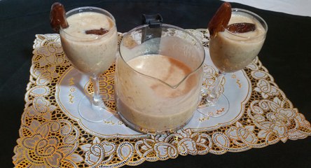 عصير التمر بالحليب الرائع  لذيذ وصحي