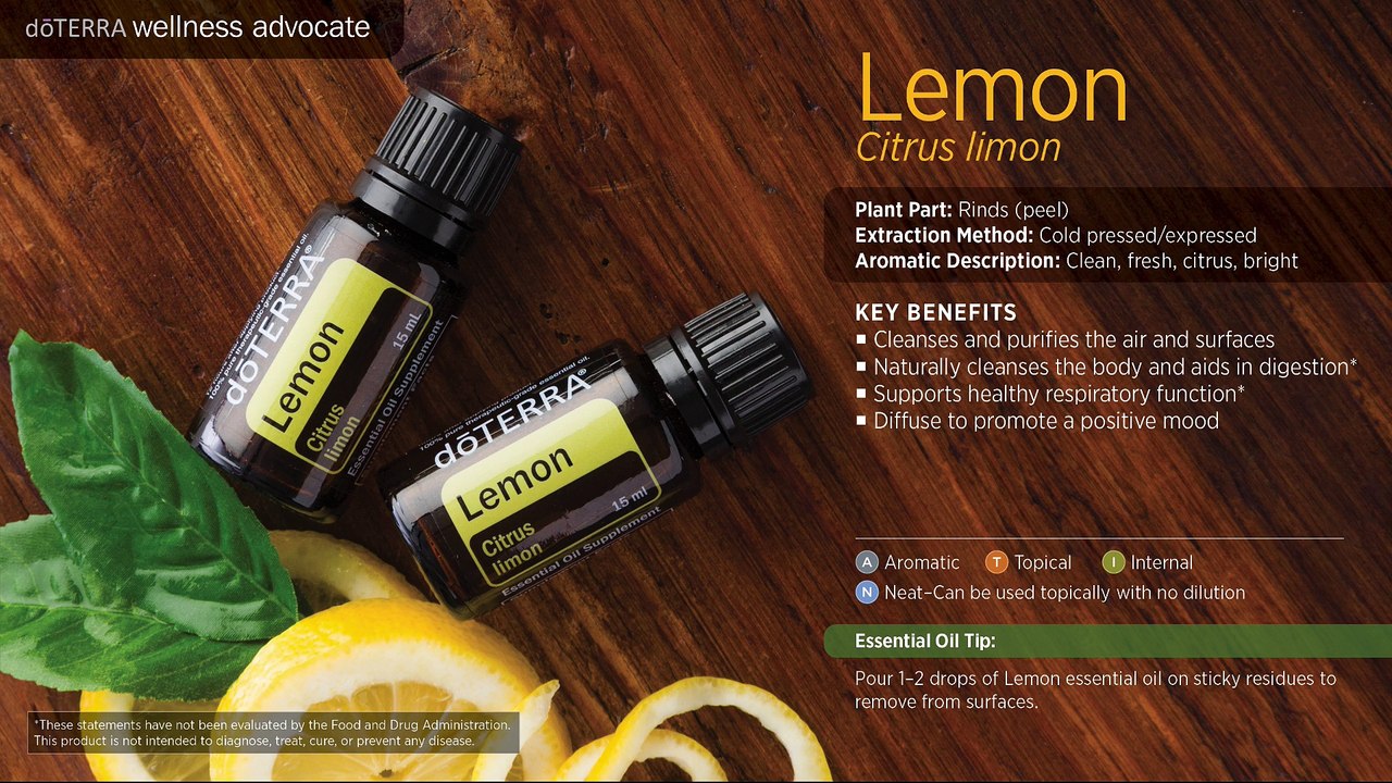 doTERRA Lemon Essential Oil