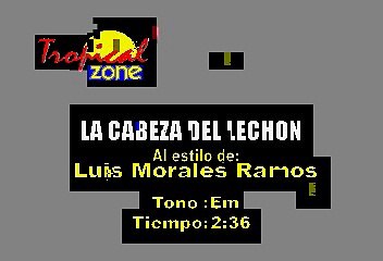 Luis Morales Ramos - La Cabeza del Lechon (Karaoke con voz guia)