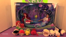 Disney Little Mermaid Tsum Tsum Plush   Ariel & Eric Dolls Lagoon Gift Set! Review by Bins Toy Bin