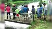 Dramatic Rescue Of Elephant From Canal Using Firecrackers And Ropes In Sri Lanka