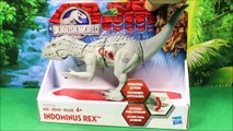 New Indominus Rex Bashers & Biters Jurassic World Vs Velociraptors (unboxing, review) By WD Toys