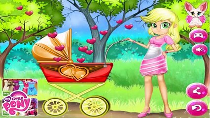 My Little Pony Pregnant Twilight Sparkle Pinkie Pie Rarity Applejack Gives Birth Games for Kids