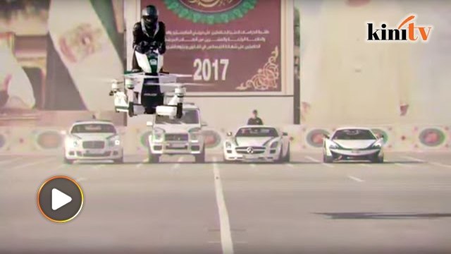 Polis Dubai perkenal kenderaan canggih 'hoverbike' perangi jenayah