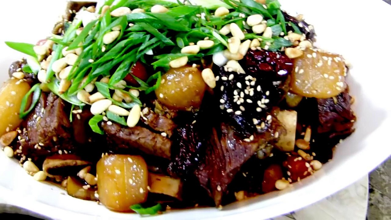 Beef Recipes : Galbi Jjim (Korean Braised Beef Short Ribs) : Korean Food : Asian at Home