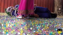 1 Million Orbeez Hidden in Balloons Crushed by HEAD | Learn Colors with Masha Baby Water Police Kids