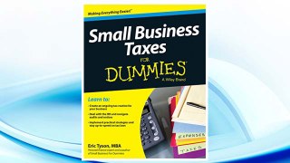 Download PDF Small Business Taxes For Dummies FREE