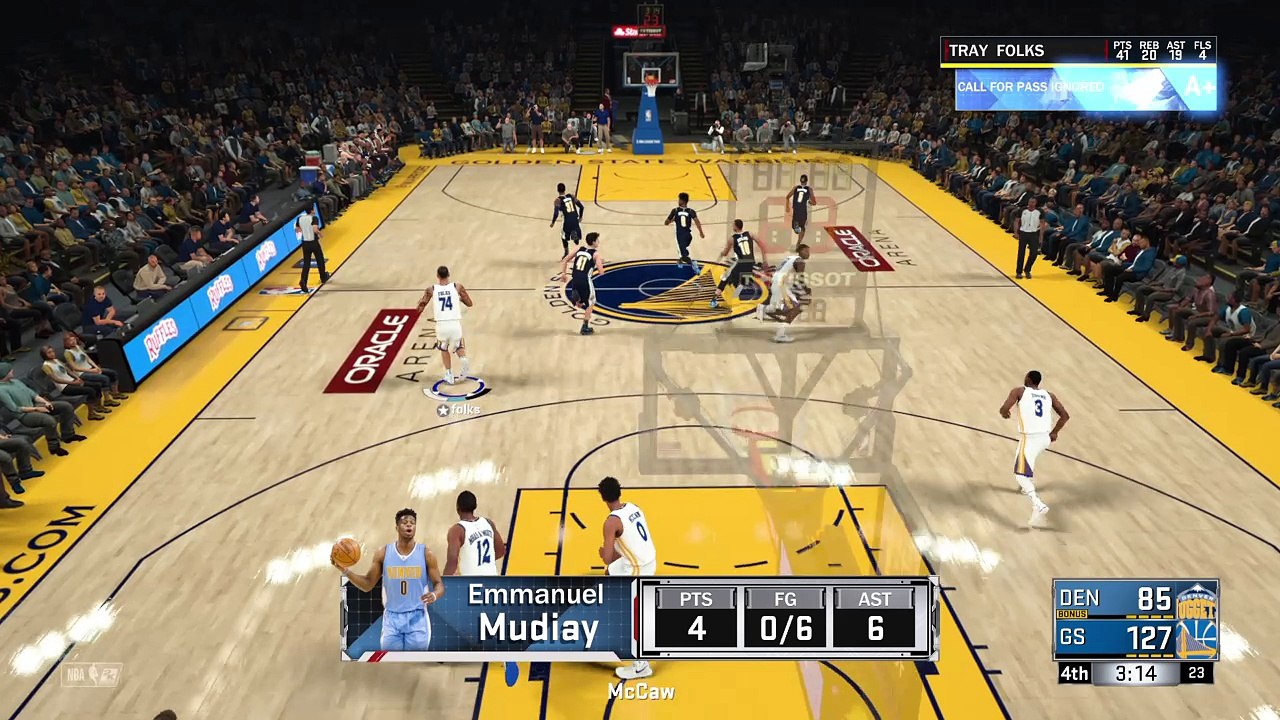 NBA 2K18 acidental 3pt