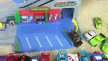 Tomica World Highway Busy Drive Disney Cars Toys Hot Wheels Takara Tomy Kids Video