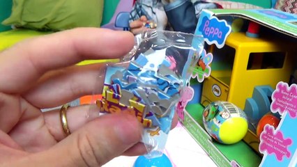 Paulinho Thor Brincando c/ Reboque Peppa Pig Surpresas Galinha Pintadinha Infantil Crianças