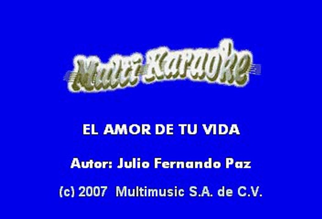 Chayito Valdez - El Amor De Tu Vida (Karaoke)