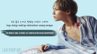 Taemin - Back To You [Eng/Rom/Han] HD