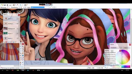 Miraculous Ladybug Ayla ft Winx Club Aisha Speedpaint