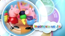 Peppa Pig Bruxinha prende George na banheira de Gosma - Novas Historias da Familia Peppa Pig Brasil