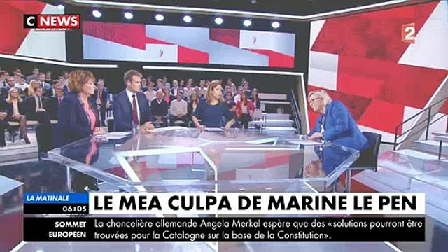 Le mea-culpa de Marine Le Pen: J'ai raté un rendez-vous important avec les Français