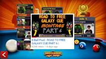 8 Ball Pool - ROAD TO FREE GALAXY CUE PART 7 | VEGAS GAMEPLAY | TIPS/TRICKS