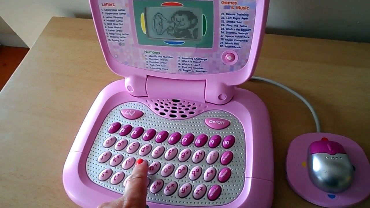 Worlds Best vtech pink my preschool toy laptop computer