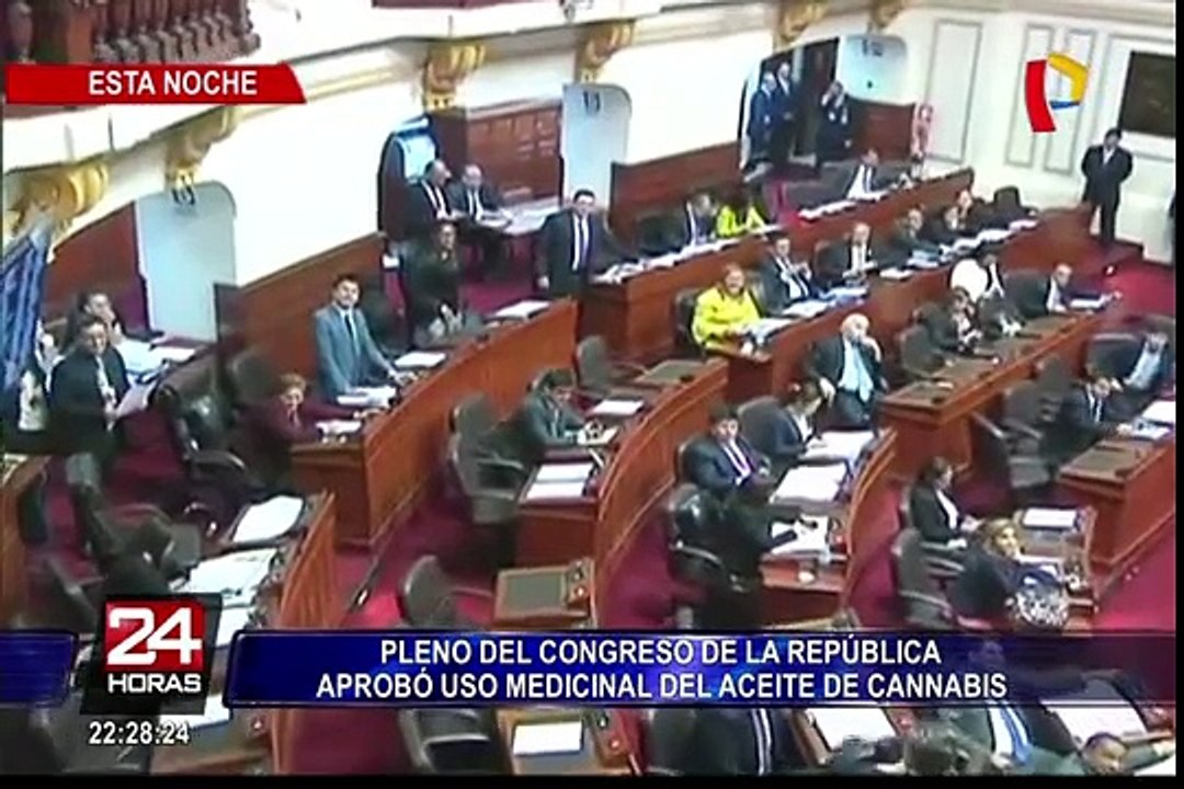 Pleno del Congreso de la República aprobó uso medicinal del aceite de cannabis