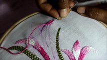 Hand Embroidery Designs | Basic embroidery stitches # Part-9 | Stitch and Flower-105