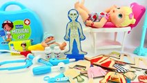 BROKEN BABY ALIVE! Doll Hospital Whats Inside? Doctor Check Up & Learning Body Parts Bones