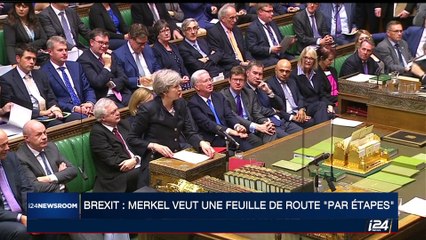 Brexit : Merkel veut une feuille de route "par étapes"