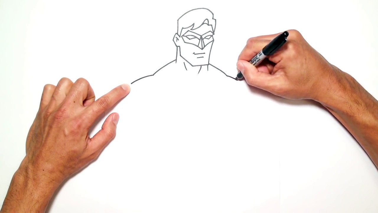 How to Draw Green Lantern- Young Justice- Video Lesson