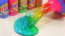 DIY Combine All the Colors Jelly Slime Learn Colors Slime Clay Manicure Marble