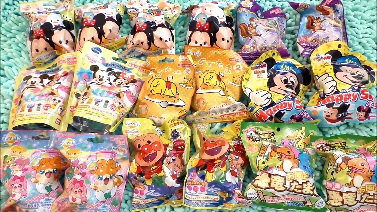 ★びっくらたまご＆バスボール１８個投入～！★bath ball mass input★