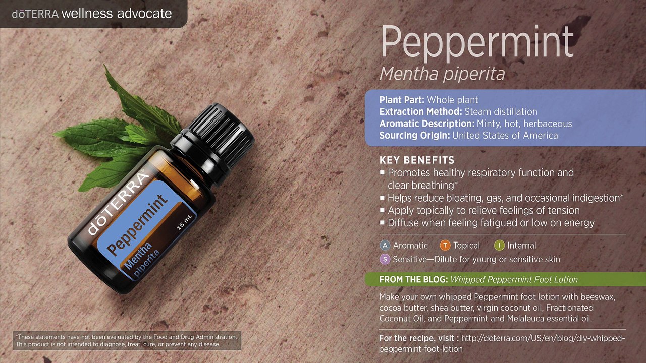 doTERRA Peppermint Essential Oil