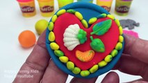 Learn Colors Play Doh Ball Lollipop Peppa Pig Elephant Molds Fun & Creative for Kids Kinder Egg Toys