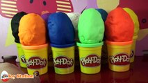 14 Play Doh Surprise Eggs Minnie Mouse Donald Duck Daisy Duck Noddy Kinder Toys | Toy Station