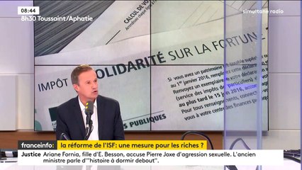 #ISF & mesures fiscales "pour une minorité de personnes qui ont financé la campagne de Macron c'est le renvoi d'ascenseur", Nicolas Dupont-Aignan