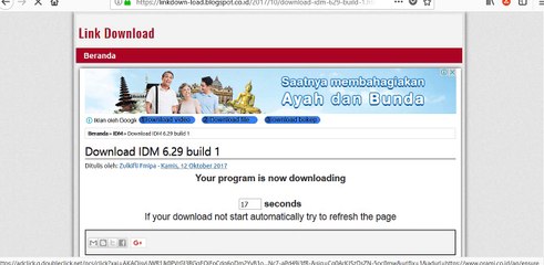 IDM terbaru 6.29 Build 1 dan cara install full