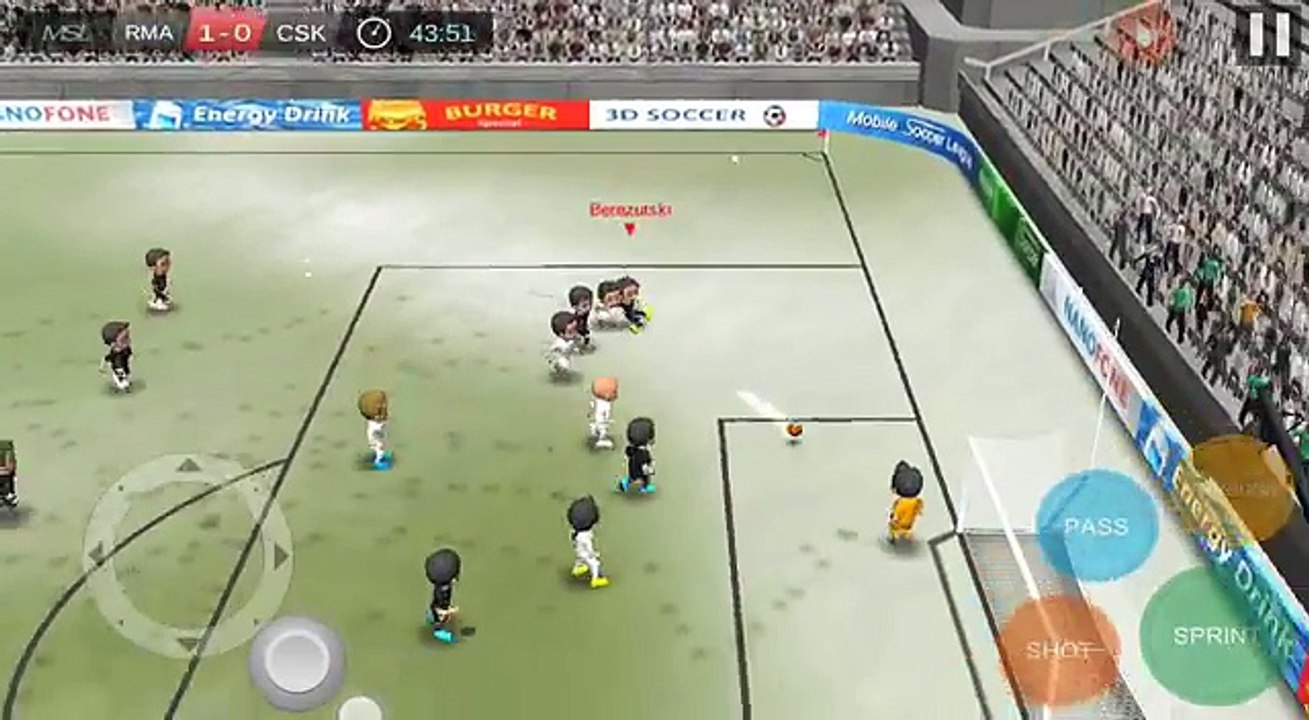 MSL, Mobile Soccer League, Football, Champions League, Super leagues Gameplay #01