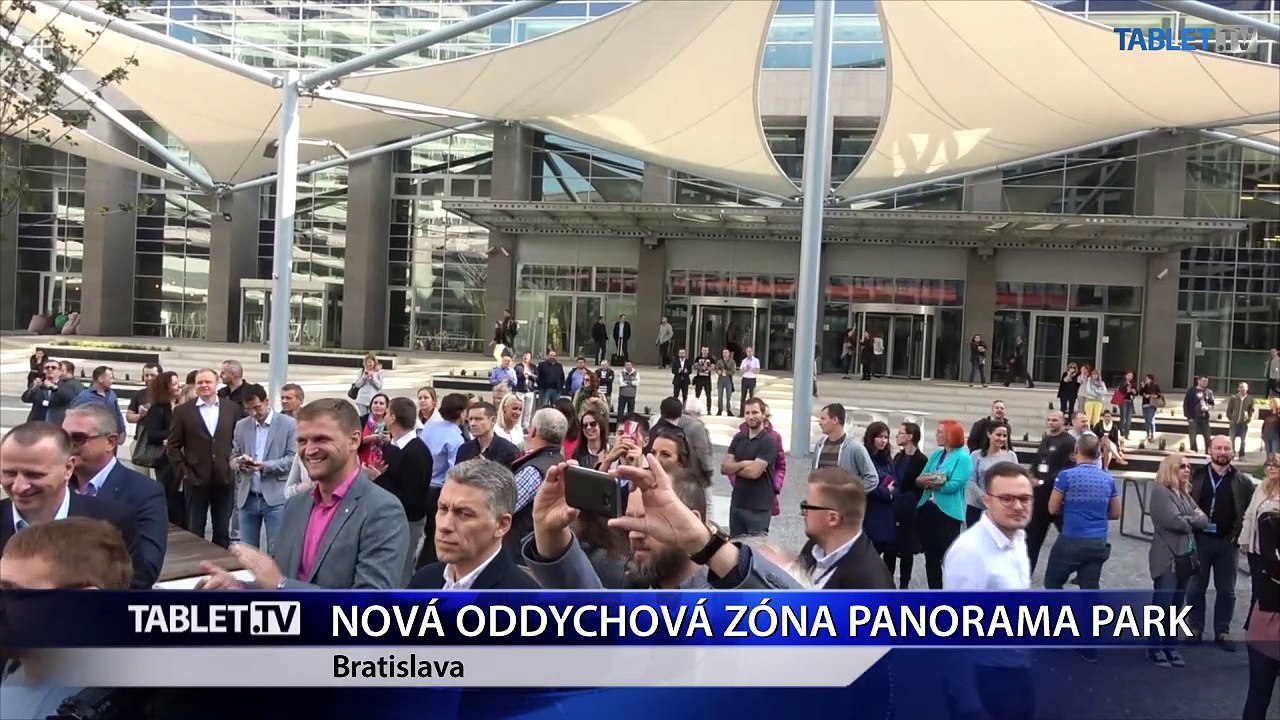 BRATISLAVA: V biznis štvrti Panorama vznikol nový verejný priestor