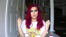 How to: dye dark hair bright red WITHOUT BLEACH!