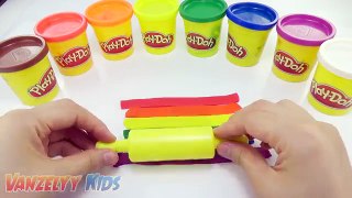 Play-Doh How to make Rainbow Play-doh Waffle Cone with Pastel Ice Cream Soft Serve Ice Cream