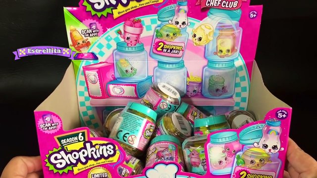 NUEVOS SHOPKINS TEMPORADA 6 Chef Club Ingredientes de Comida .