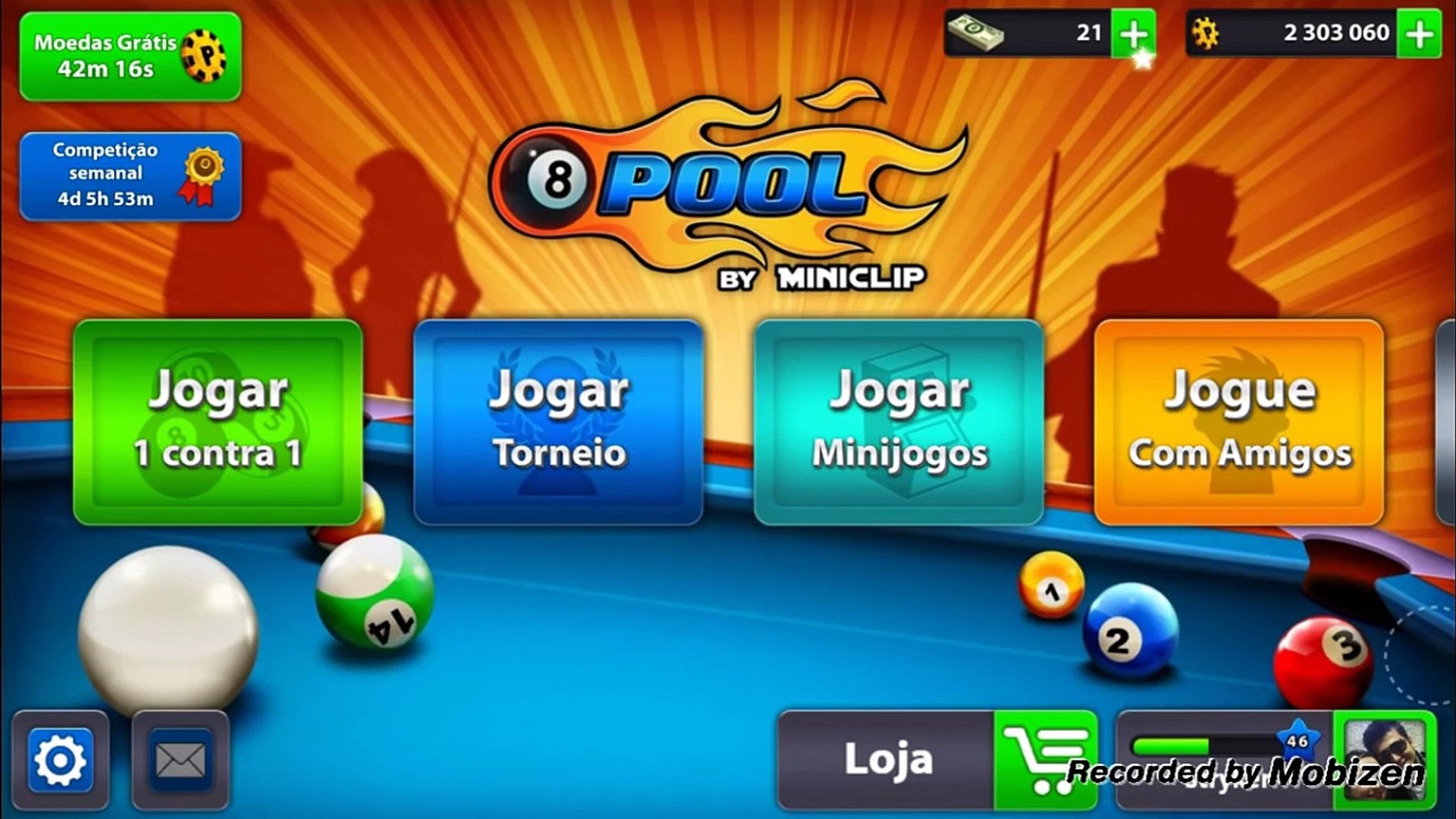 Vencendo Torneio 8 Ball Pool com Técnicas e Táticas – Видео