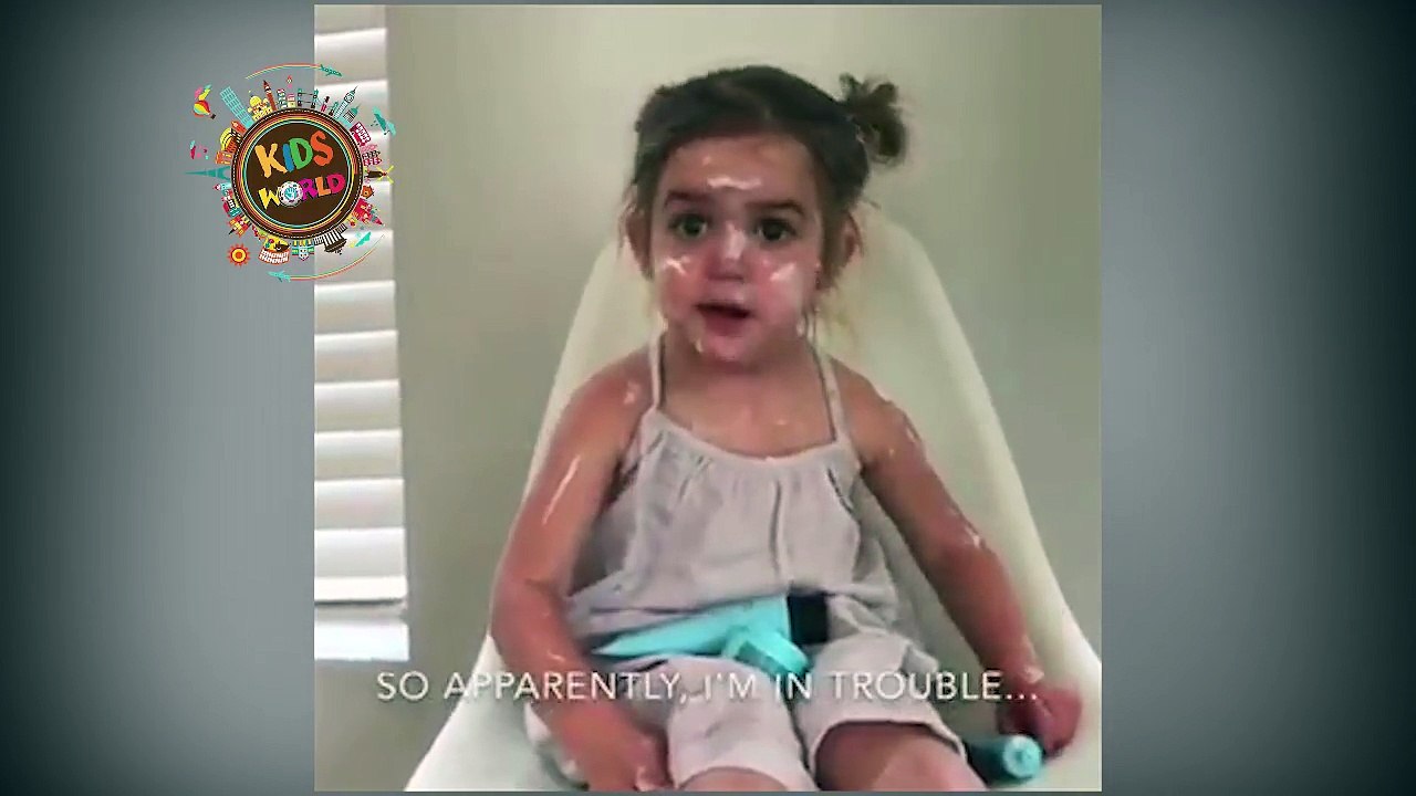 Funny video Mila stuffs she takes her skin care seriously