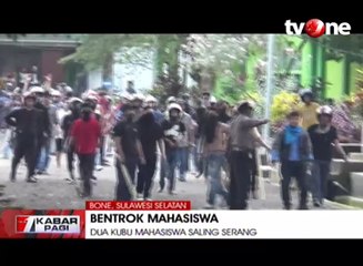 Dua Kubu Mahasiswa STAIN di Bone Bentrok