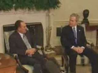 President Saleh with George W Bush 2005
