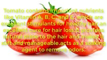 HAIR SPA AT HOME WITH TOMATO IN SIMPLE 4 STEPS ~ GET SUPER SILKY HAIR,SHINY HAIR,SMOOTH HAIR