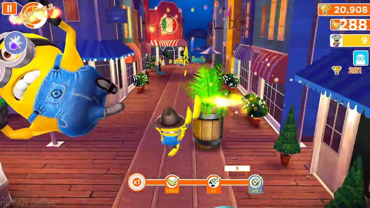 Despicable Me 2 - Minion Rush : Grandpa Minion In Pier 12 MAP