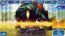 Jurassic World The Game: New Hybrids Pachyceratops Giganocephalus | Mosasaurus Event
