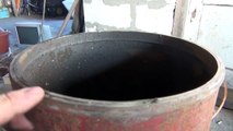 Как сделать печь длительного горения, бубафоня из газового баллона