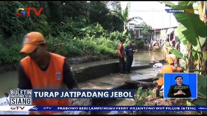 Hujan Deras, Turap Jatipadang Jebol