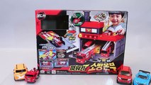 Fire Engine Shooting Car Fire Department Toys 월드카 파워키 소방본부 소방차 슈팅카 장난감